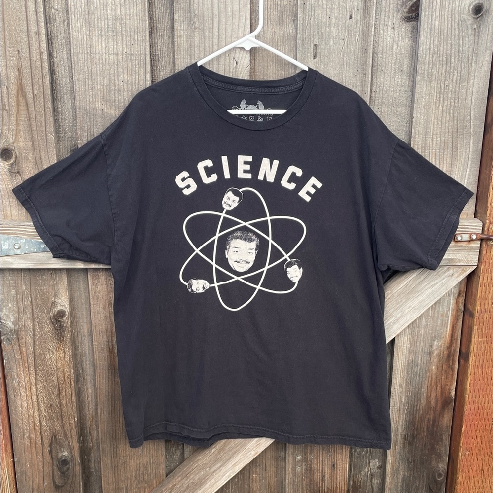 Science Neil deGrasse Tyson Graphic Tee by Headline Shirts – Black XL Men’s